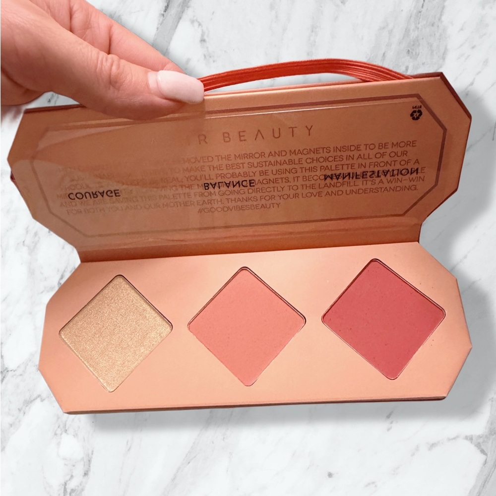 Crystal Charged Cheek Palette - Peach Pink